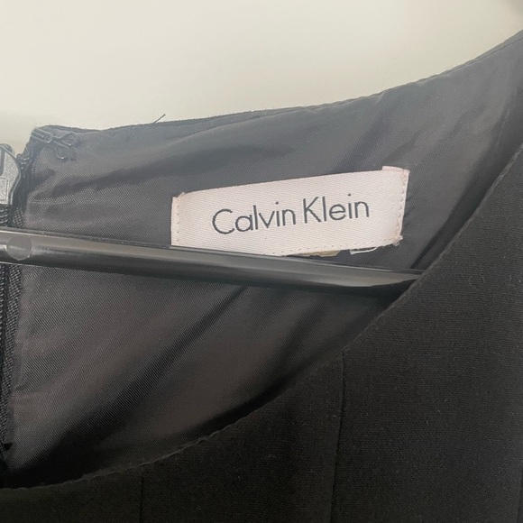 NWT Calvin Klein Black Fit & Flare Sleeveless Dress – Size 8 - Picture 2 of 7